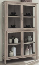 Camden Four Door Shiplap Curio in Chai - Ornate Home