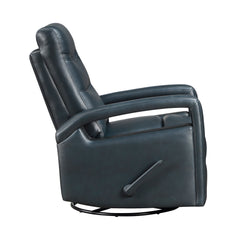 Camden Navy Blue Swivel Glider Reclining Chair - Ornate Home