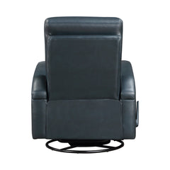 Camden Navy Blue Swivel Glider Reclining Chair - Ornate Home