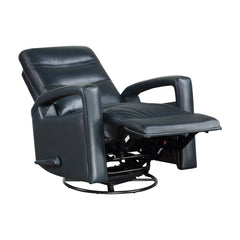 Camden Navy Blue Swivel Glider Reclining Chair - Ornate Home