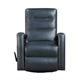 Camden Navy Blue Swivel Glider Reclining Chair - Ornate Home