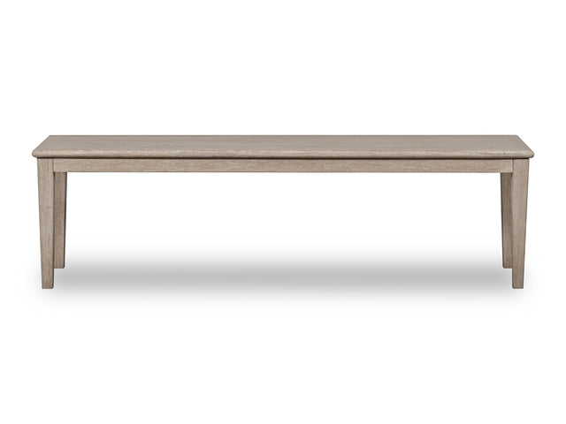 Camden Oak Wood Bench in Chai - Ornate Home