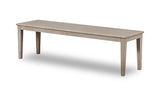Camden Oak Wood Bench in Chai - Ornate Home