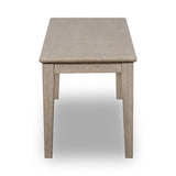 Camden Oak Wood Bench in Chai - Ornate Home