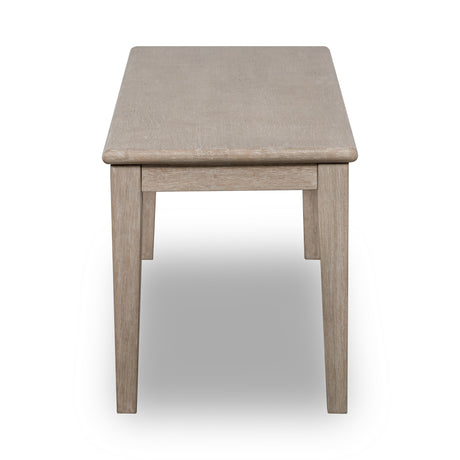 Camden Oak Wood Bench in Chai - Ornate Home