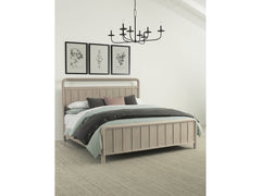 Camden Shiplap Oak Wood Full Platform Bed in Chai - Ornate Home
