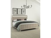 Camden Shiplap Oak Wood Queen Platform Bed in Chai - Ornate Home