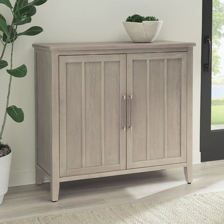 Camden Two Door Two Drawer Bar Cabinet with Stemware Rack and Wine Rack in Chai - Ornate Home