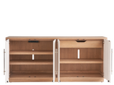 Camden White Sand/Sand Dune Credenza - Ornate Home