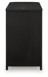 Camdill Black Chair Side End Table - Ornate Home
