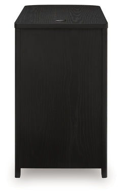 Camdill Black Chair Side End Table - Ornate Home