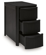 Camdill Black Chair Side End Table - Ornate Home