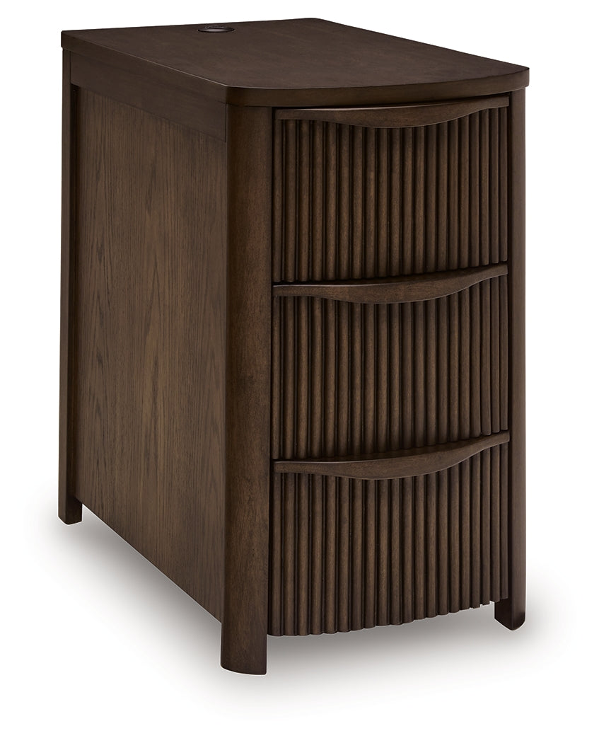 Camdill Dark Brown Chair Side End Table (Online Special Price) - Ornate Home