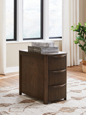 Camdill Dark Brown Chair Side End Table (Online Special Price) - Ornate Home