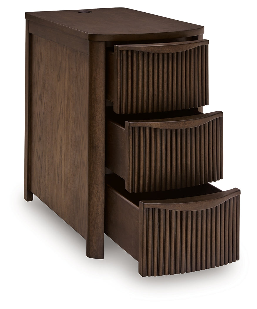 Camdill Dark Brown Chair Side End Table (Online Special Price) - Ornate Home