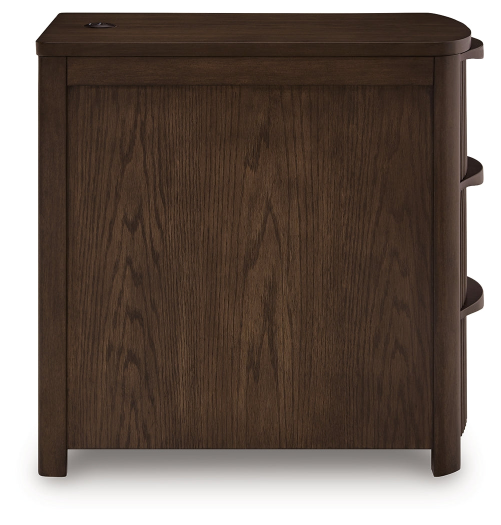 Camdill Dark Brown Chair Side End Table (Online Special Price) - Ornate Home