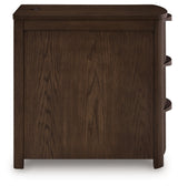 Camdill Dark Brown Chair Side End Table - Ornate Home