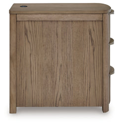 Camdill Light Brown Chair Side End Table - Ornate Home