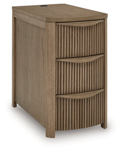 Camdill Light Brown Chair Side End Table - Ornate Home