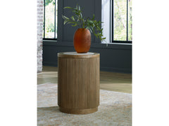 Camdill Light Brown/White End Table - Ornate Home