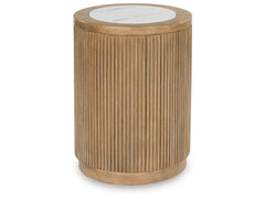 Camdill Light Brown/White End Table - Ornate Home