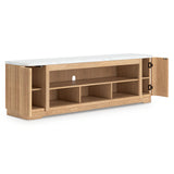 Camdill Light Brown XL TV Stand w/Fireplace Option (Online Special Price) - Ornate Home