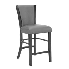 Camelia Dark Gray/Pewter Counter Height Dining Set / 5pc - Ornate Home