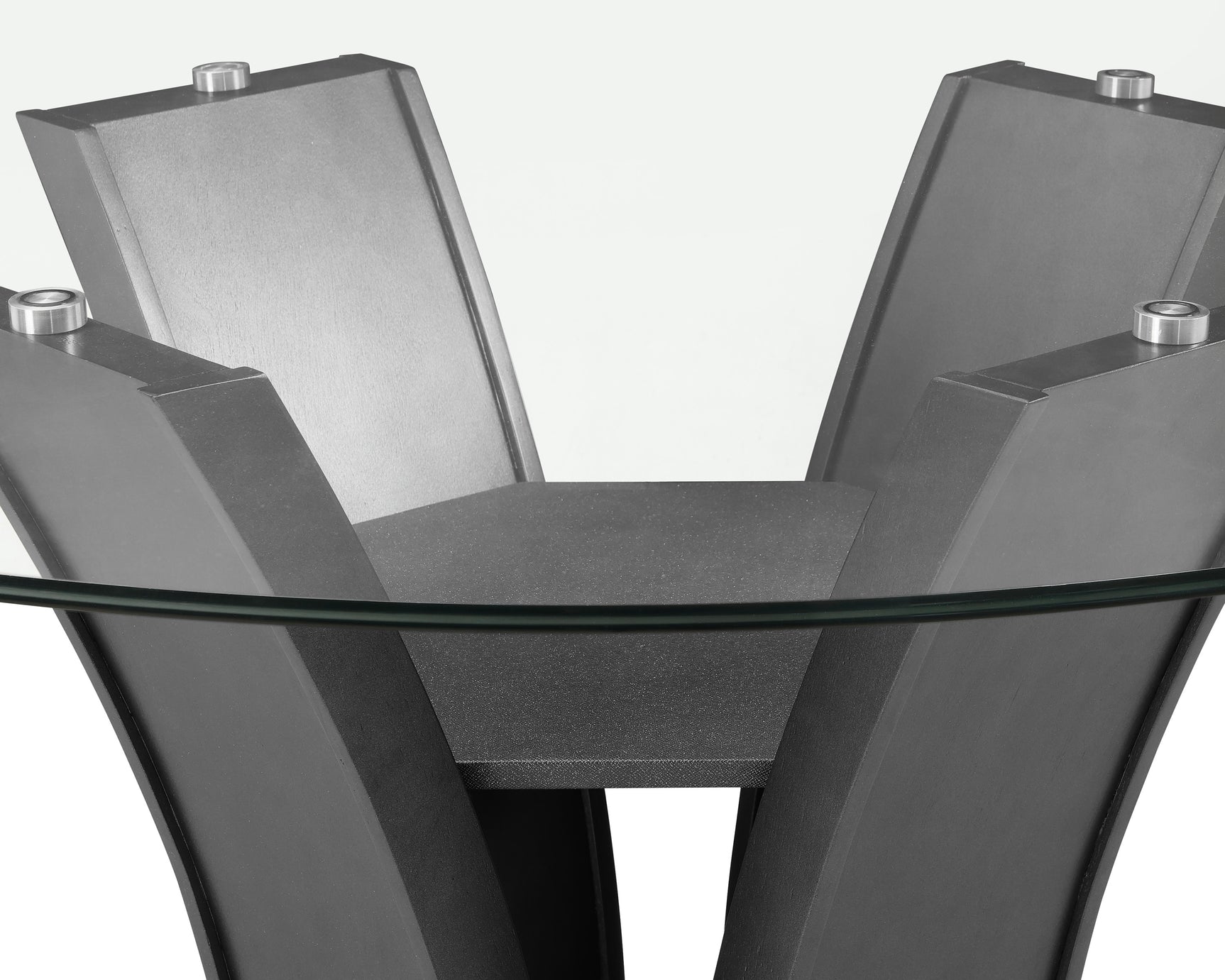 Camelia Dark Gray/Pewter Counter Height Dining Set / 5pc - Ornate Home