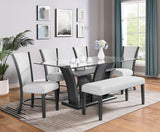 Camelia Dove Gray Dining Chair (Set of 2) - Ornate Home