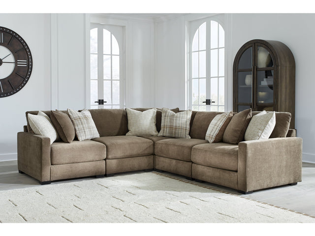 Camellia-Court Coffee 5-Piece Sectional (Online Special Price) - Ornate Home