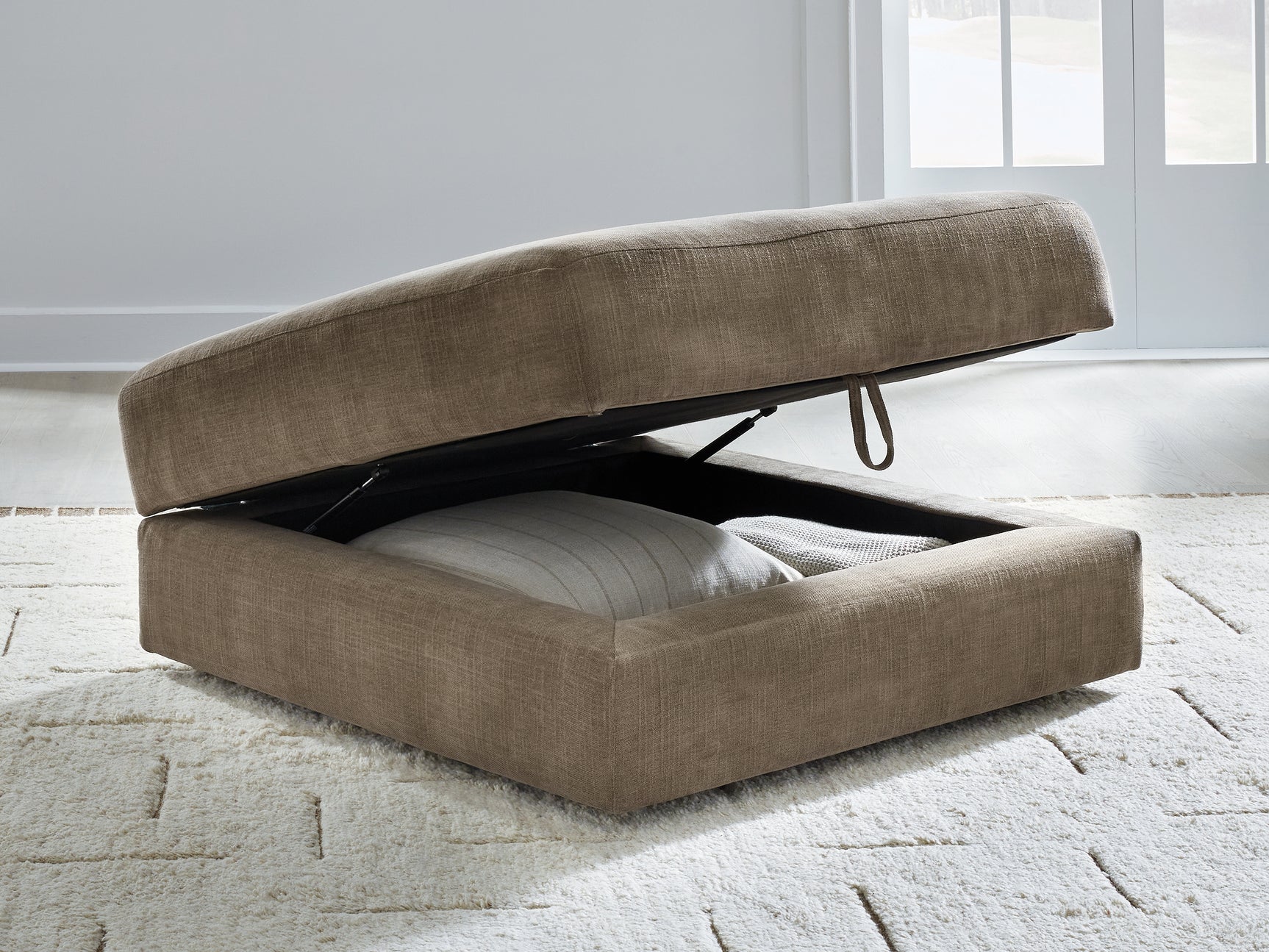 Camellia-Court Coffee Ottoman With Storage - Ornate Home