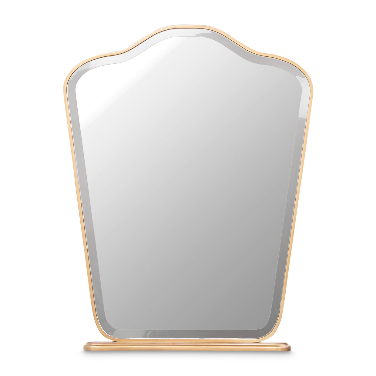 Camellia Field Antique Gold Vanity Mirror - Ornate Home