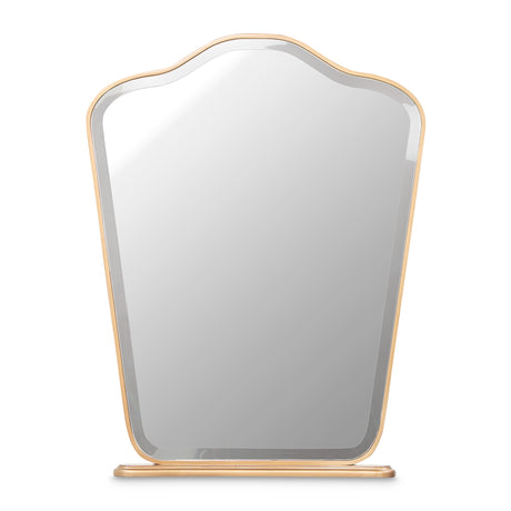 Camellia Field Antique Gold Vanity Mirror - Ornate Home