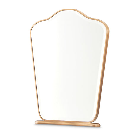 Camellia Field Antique Gold Vanity Mirror - Ornate Home