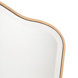Camellia Field Antique Gold Vanity Mirror - Ornate Home