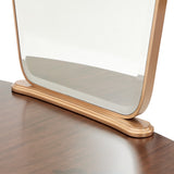 Camellia Field Antique Gold Vanity Mirror - Ornate Home