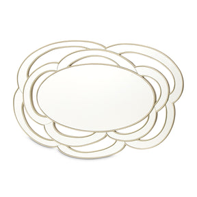 Camellia Field Antique Gold Wall Mirror - Ornate Home