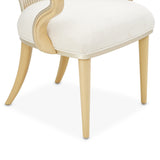 Camellia Field Caramel/Cornsilk Dining Arm Chair (Set of 2)