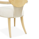 Camellia Field Caramel/Cornsilk Dining Arm Chair (Set of 2)