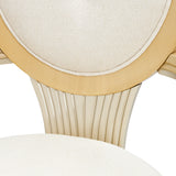 Camellia Field Caramel/Cornsilk Dining Arm Chair (Set of 2)