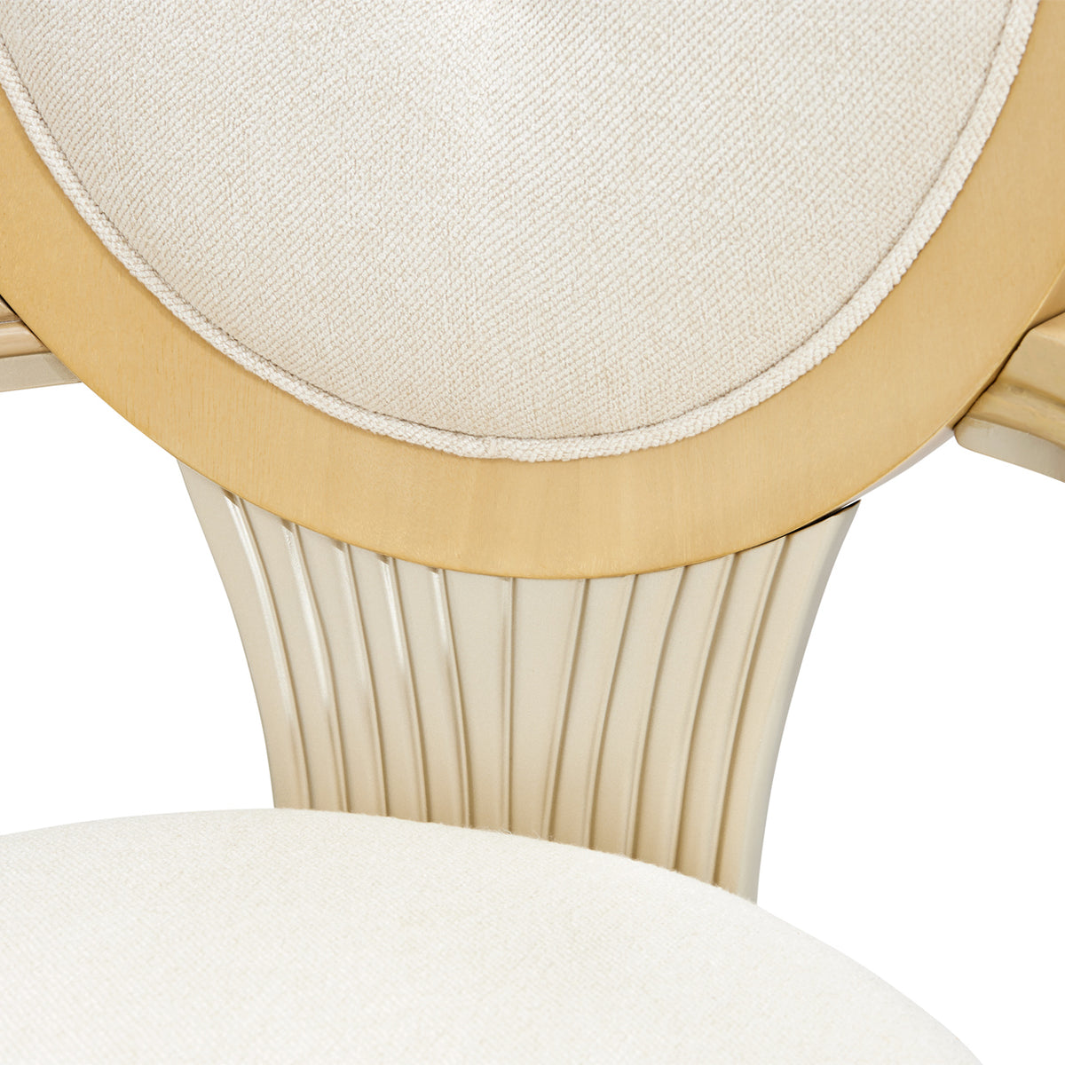 Camellia Field Caramel/Cornsilk Dining Arm Chair (Set of 2)