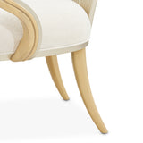 Camellia Field Caramel/Cornsilk Dining Arm Chair (Set of 2)