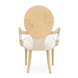 Camellia Field Caramel/Cornsilk Dining Arm Chair (Set of 2)