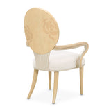 Camellia Field Caramel/Cornsilk Dining Arm Chair (Set of 2)