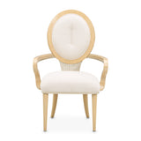 Camellia Field Caramel/Cornsilk Dining Arm Chair (Set of 2)
