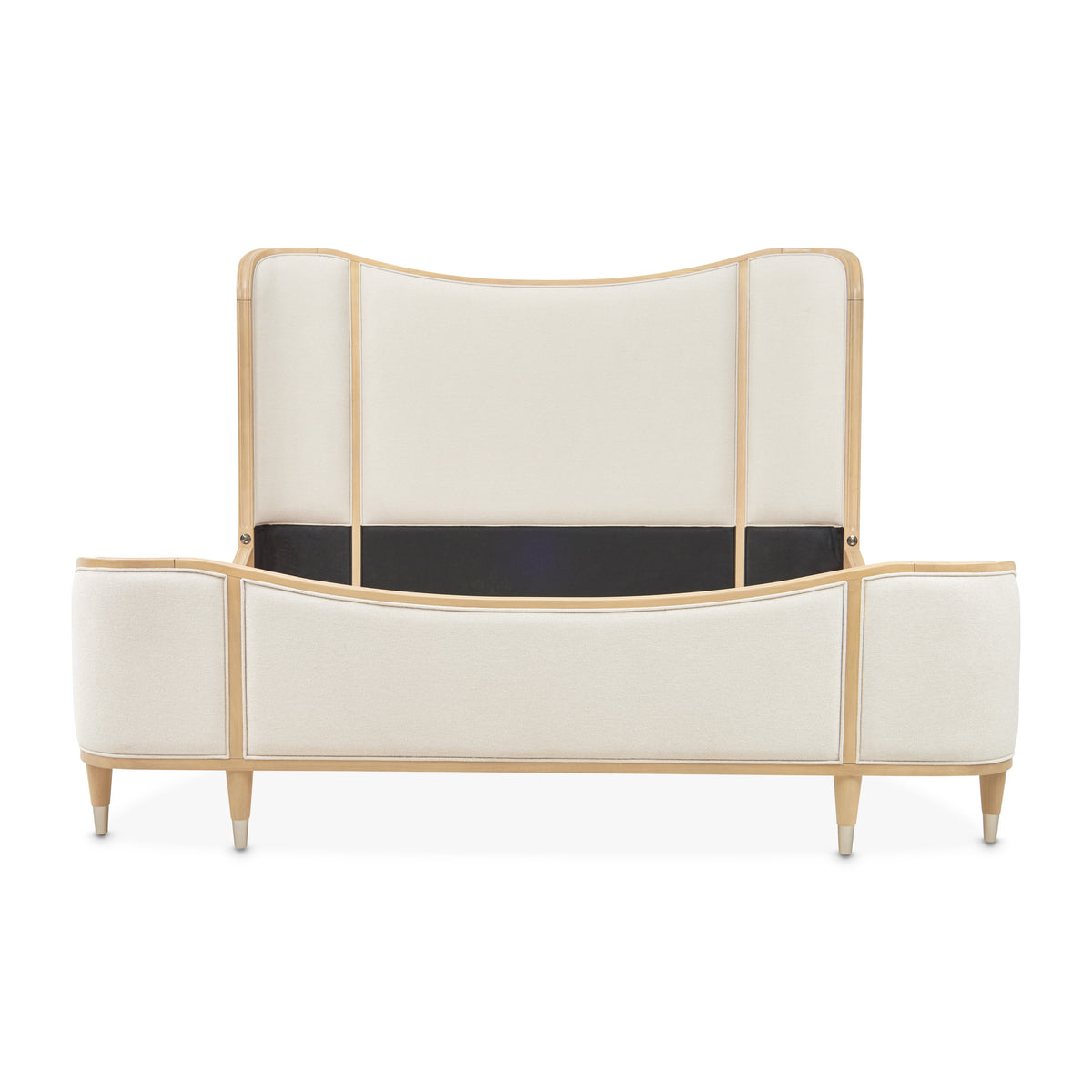 Camellia Field Caramel/Cornsilk King Upholstered Bed