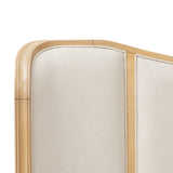 Camellia Field Caramel/Cornsilk King Upholstered Bed