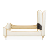 Camellia Field Caramel/Cornsilk King Upholstered Bed