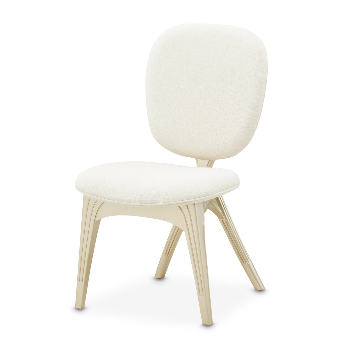 Camellia Field Caramel/Cornsilk Vanity Chair