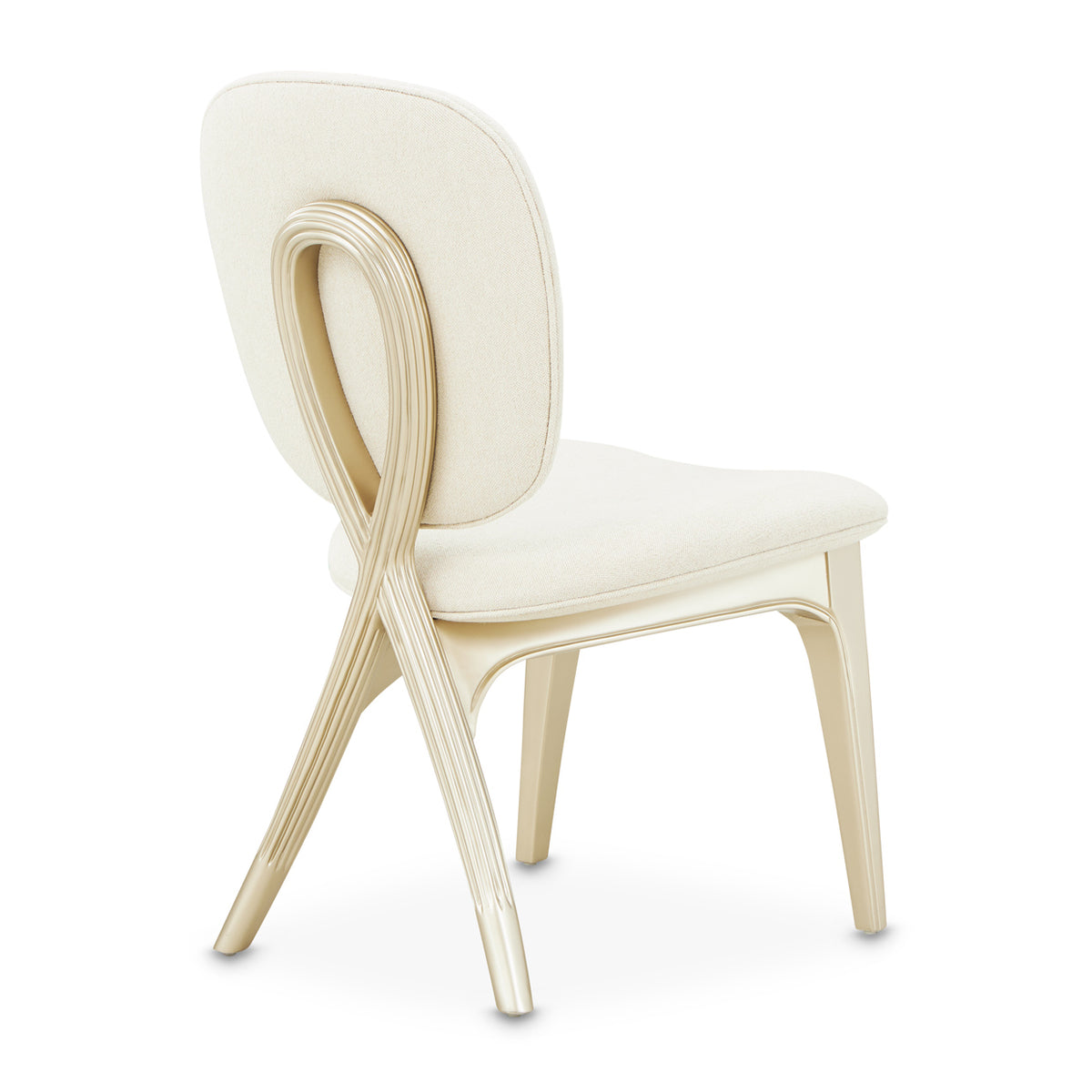 Camellia Field Caramel/Cornsilk Vanity Chair